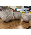 3 PC Ceramic Planter. 4800Sets. EXW New Jersey